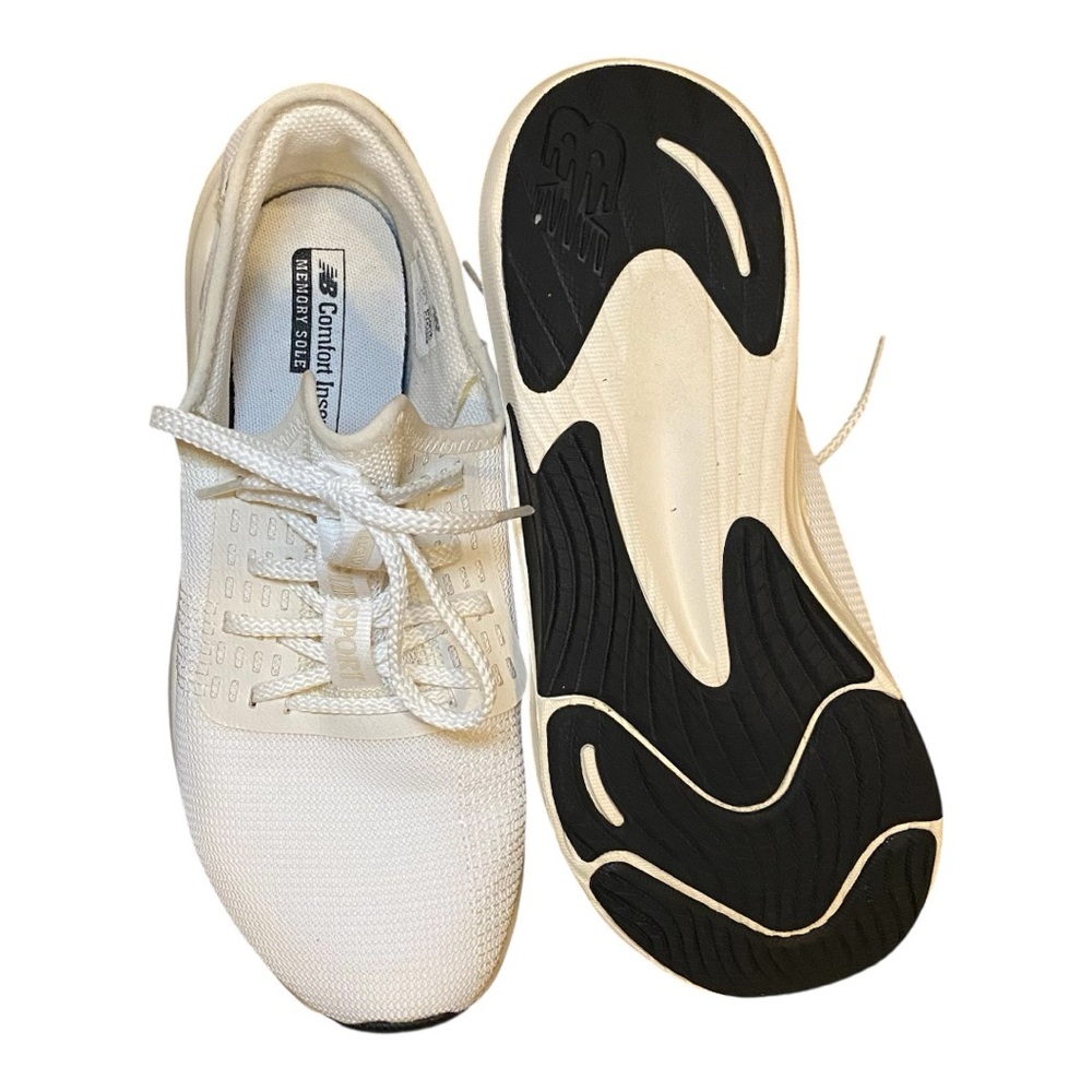 New Balance Cream Sneakers Soft Fabric Classic Design